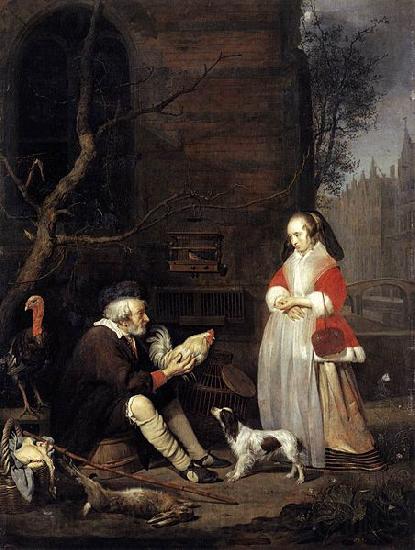 Gabriel Metsu The Poultry Seller